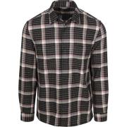 Overhemd Lange Mouw Marc O'Polo Overhemd Ruiten Navy Mauve