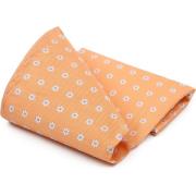 Schoenaccessoires Suitable Zijde Pochet Abrikoos Print Flower