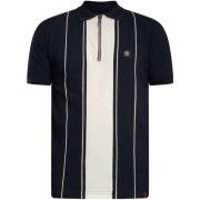 Polo Shirt Korte Mouw Trojan Polo shirt met kettingsteek en ritssluiti...