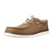 Lage Sneakers HEYDUDE Informales Hombre Modèle Wally Mesh Neutrals