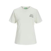 T-shirt Korte Mouw Jack &amp; Jones T-shirt JJXX Naomi beige