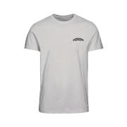 T-shirt Korte Mouw Jack &amp; Jones T-shirt Jack Jones Poppin blanc
