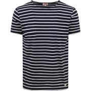 T-shirt Armor Lux T-Shirt Strepen Navy