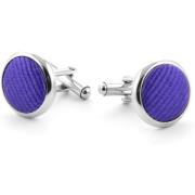 Schoenaccessoires Suitable Zijde Manchetknoop Diep Paars F55