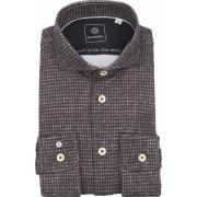 Overhemd Lange Mouw Blue Industry Overhemd Print Bruin