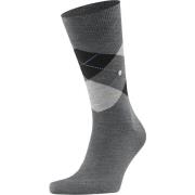 Socks Burlington Wol Edinburgh Grijs 3180