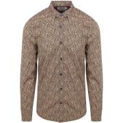 Overhemd Lange Mouw Scotch &amp; Soda Overhemd Print Beige