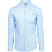 Overhemd Lange Mouw Desoto Overhemd Monochrome Blauw