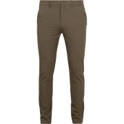 Broek No Excess Chino 4-Way Stretch Sedoc Groen