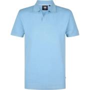 T-shirt Petrol Industries Knitted Polo Lichtblauw
