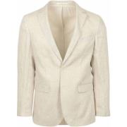 Blazer Suitable Blazer Leinen Herringbone Ecru