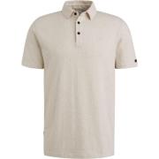 T-shirt Cast Iron Polo Jacquard Print Ecru