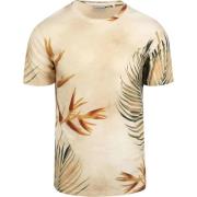 T-shirt No Excess No-Excess T-Shirt Crewneck Print Ecru