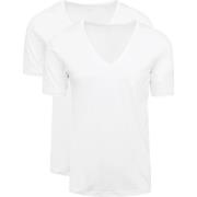 T-shirt Mey Dry Cotton V-hals T-shirt Wit 2-Pack