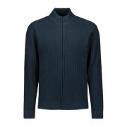 Vest No Excess Vest Knitted Structure Navy