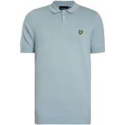 Polo Shirt Korte Mouw Lyle &amp; Scott Katoenen gebreide polo met kort...
