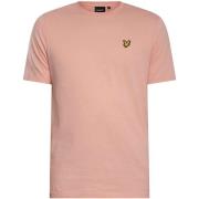 T-shirt Korte Mouw Lyle &amp; Scott Effen T-shirt met logo