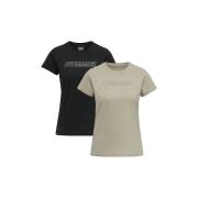 T-shirt Korte Mouw hummel T-shirt hmlTE Cali 2-Pack