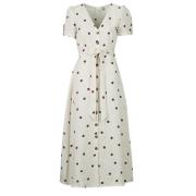 Lange Jurk Vero Moda VMJOAN S/S 7/8 SHIRT DRESS