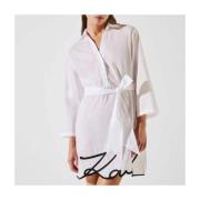Korte Jurk Karl Lagerfeld Vestidos Mujer Modèle Dna Signature Beach D