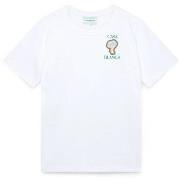 T-shirt Korte Mouw Casablanca RAINBOW MUSHROOM T-SHIRT WHITE