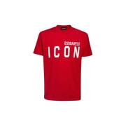T-shirt Korte Mouw Dsquared T-SHIRT S79GC0003 RED