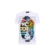T-shirt Korte Mouw Dsquared T-SHIRT S71GD0619 WHITE