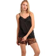 Pyjama's / nachthemden Admas Pyjamashort effen hemdje Skin Luxe