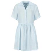 Korte Jurk Tommy Hilfiger ESS LINEN SHORT SS DRESS