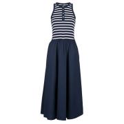 Lange Jurk Tommy Hilfiger GOLD BUTTON POPLIN MIX DRESS