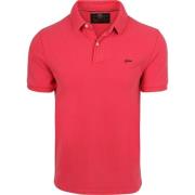 T-shirt Superdry Polo Pique Classic Raspberry Roze