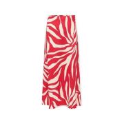 Rok Only Chigo Sakura Long Skirt - Barbados Cherry