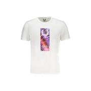 T-shirt Korte Mouw Gianmarco Venturi au01417marinobiwhite2xl
