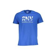 T-shirt Korte Mouw Gianmarco Venturi au00786italo9122fd0bluroyalbl2xl