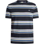 T-shirt Korte Mouw Gant T-shirt met meerdere strepen