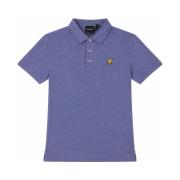 Polo Shirt Korte Mouw Lyle &amp; Scott Plain Polo Shirt Rich Navy