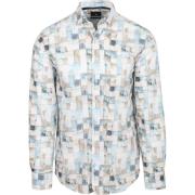 Overhemd Lange Mouw State Of Art Overhemd Print Blauw