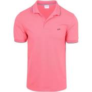 T-shirt Sun68 Poloshirt Small Stripe Collar Roze
