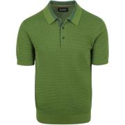 T-shirt Scotch &amp; Soda Knitted Polo Structure Groen