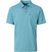 Polo Shirt Korte Mouw Casa Moda Polo Stretch Turquoise