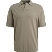 Polo Shirt Korte Mouw Cast Iron Knitted Riva Polo Taupe