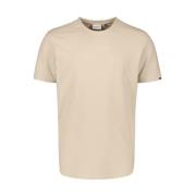 T-shirt Korte Mouw No Excess No-Excess T-Shirt Jacquard Ecru