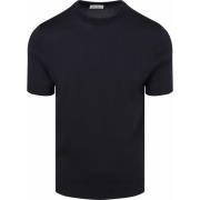 T-shirt Korte Mouw Suitable Knitted T-shirt Wake Navy