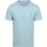 T-shirt Korte Mouw Levis T-shirt Original Lichtblauw