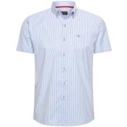 Overhemd Korte Mouw Cappuccino Italia Bronte Stretch