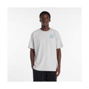 T-shirt Korte Mouw New Balance Boston city run t-shirt