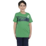 T-shirt Korte Mouw Leone 1947 Boy T-Shirt Short Sleeves Welcome