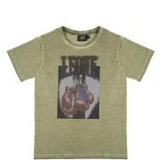 T-shirt Korte Mouw Leone 1947 Boy T-Shirt Short Sleeves Color Block