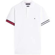 Polo Shirt Korte Mouw Tommy Hilfiger Rwb Cuff Liquid Cott