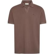 Polo Shirt Korte Mouw Calvin Klein Jeans Ss Open Collar Casua